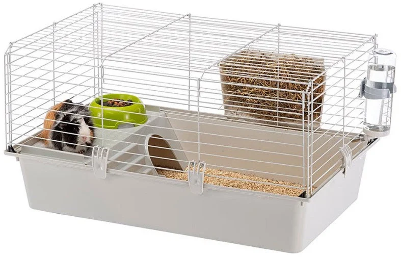 FERPLAST Cuşcă pentru porcuşori de guineea, CAVIA 80, Gri, 77x48x42 cm