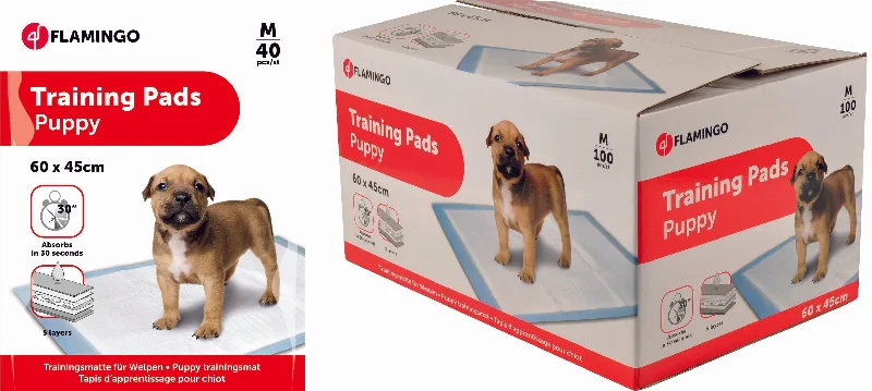 FLAMINGO Puppy Training Pads upijajuće prostirke M, 60x45cm