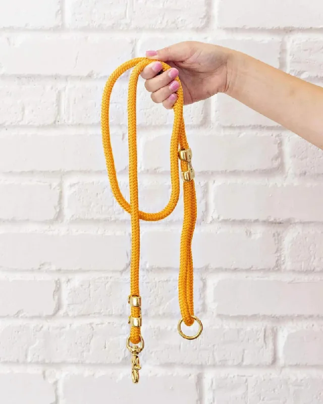 Goldenrod Rope Dog Leash (Made in the USA) (FINAL SALE)