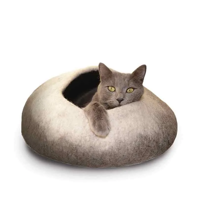 KARMA CAT Wool Cat Cave Ombre, Natural