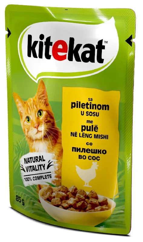 KITEKAT Vrećica s piletinom, u umaku, 85g