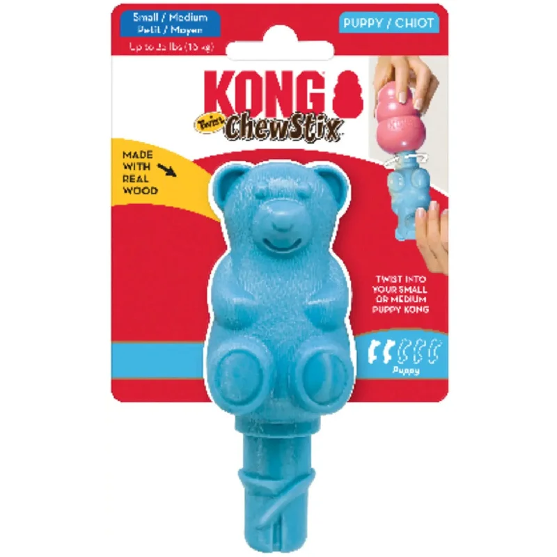 KONG ChewStix Puppy Twist Dog Toy