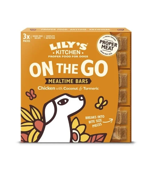 Lily's Kitchen Chicken on the Go Bars Multipack for Dogs (3X40g)