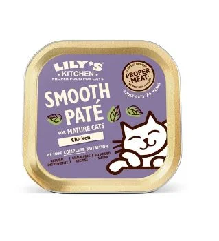 Lily's Kitchen Chicken Paté for Mature Cats Wet Food (85g)