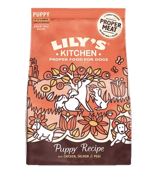 Lily's Kitchen Puppy Recipe with Chicken, Salmon & Peas Dry Food (7kg)