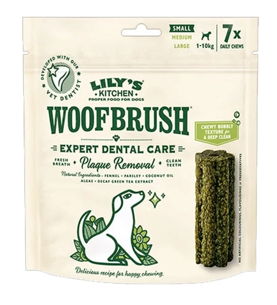 Lily's Kitchen Woofbrush Dental Dog Chews Bulk Pack Large (7pcs)