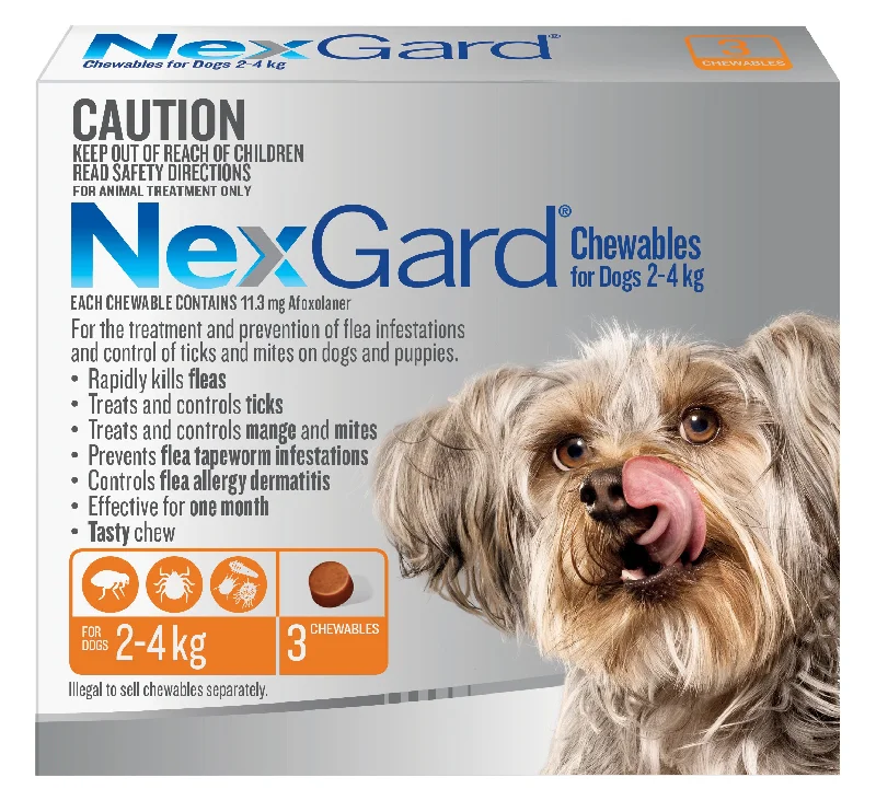 Nexgard Very Small Dog Chews 2-4kg