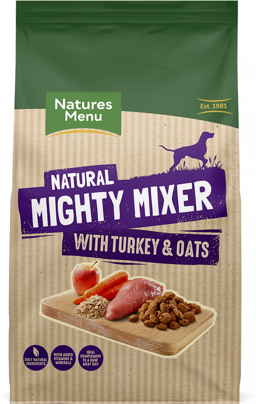 Natures Menu - Mighty Mixer Turkey & Oats - 2kg