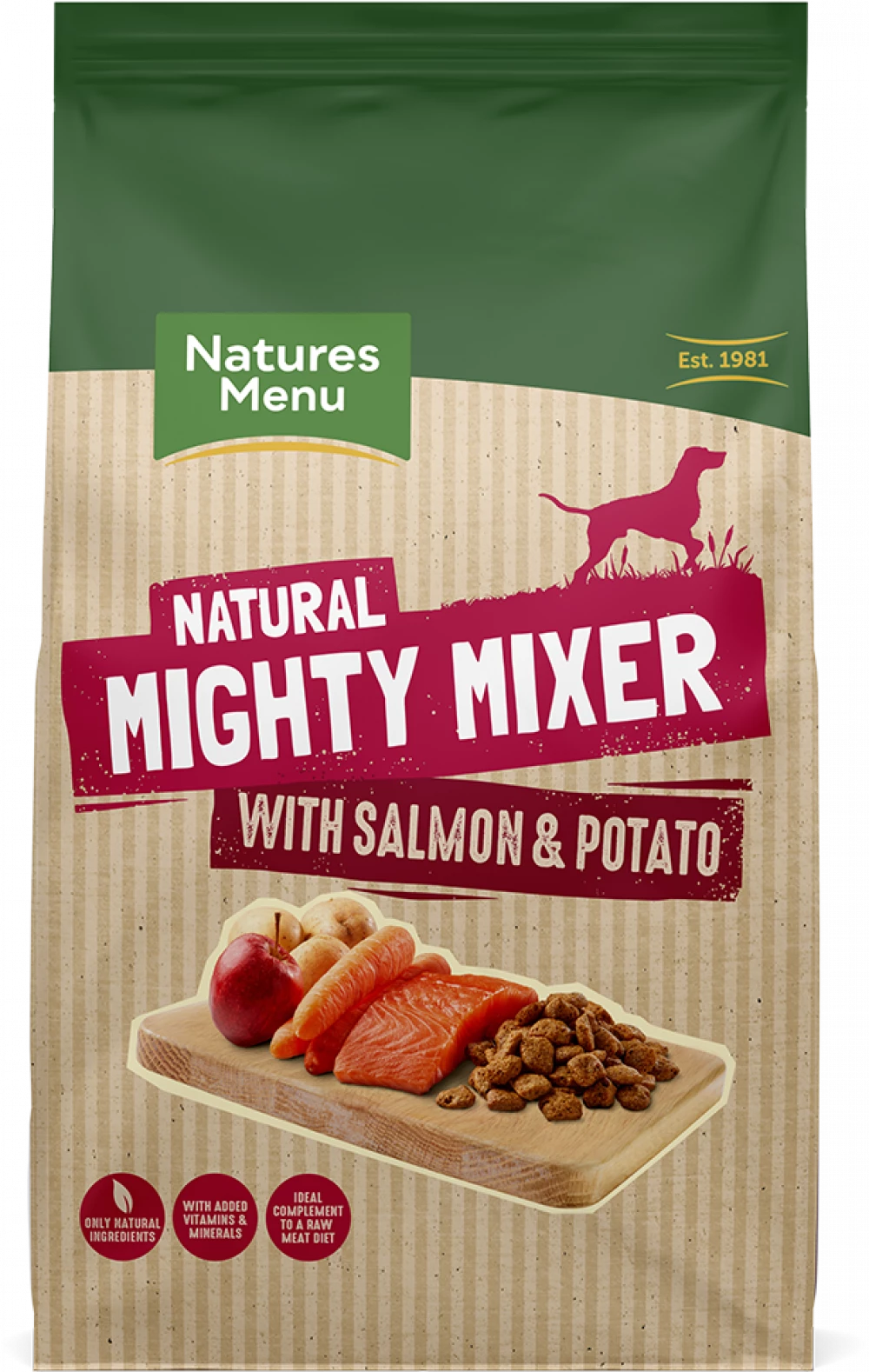 Natures Menu - Mighty Mixer With Salmon & Potatoes - 2kg