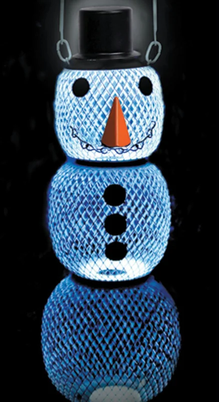 No-no Solar Snowman Bird Feeder