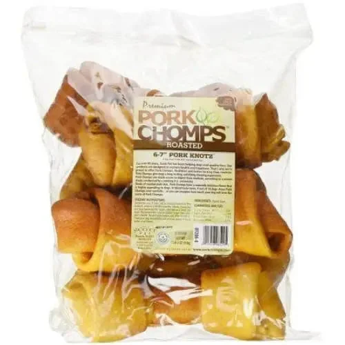 Pork Chomps Premium Roasted 6-7" Pork Knotz Bones