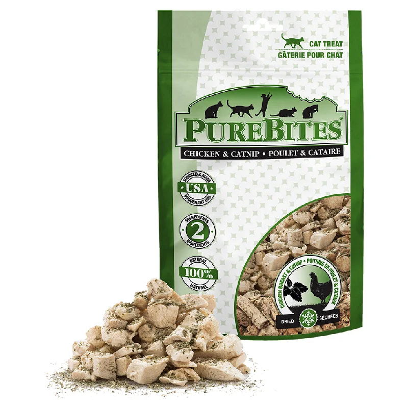 PUREBITES Freeze-Dried Chicken & Catnip Treats, 37g