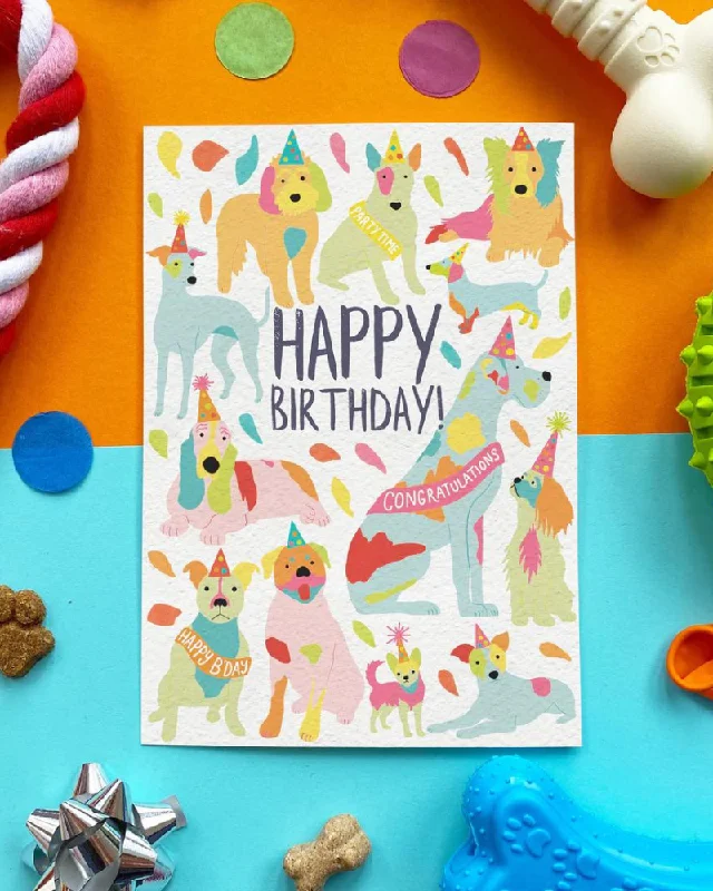 Edible Birthday Card for Dogs (Bacon Flavor)