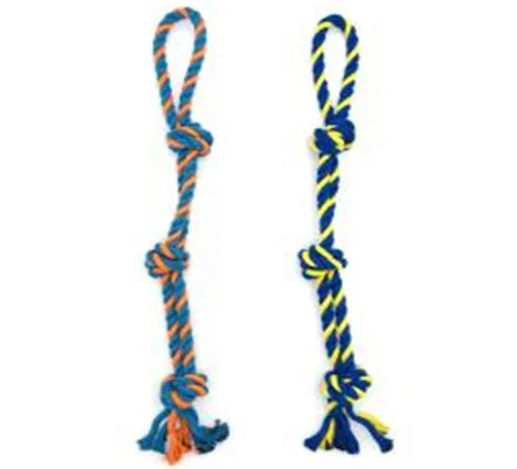 Small double-strand rope with 3 knots - 50cm