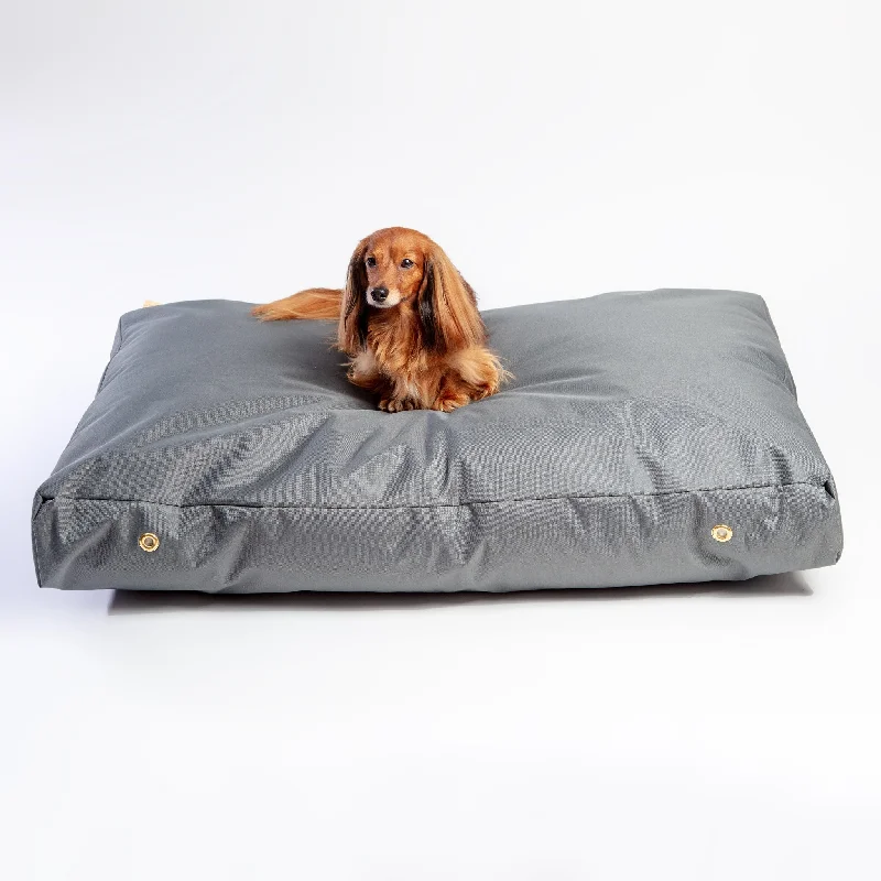 Waterproof Dog Bed in Gunmetal (Made in the USA)