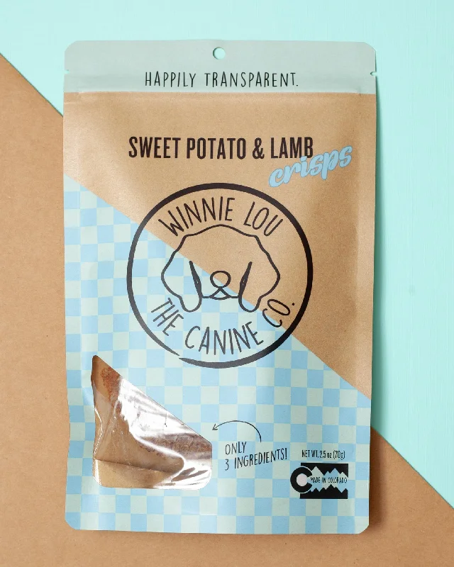 Sweet Potato & Lamb Crisp Dog Treats