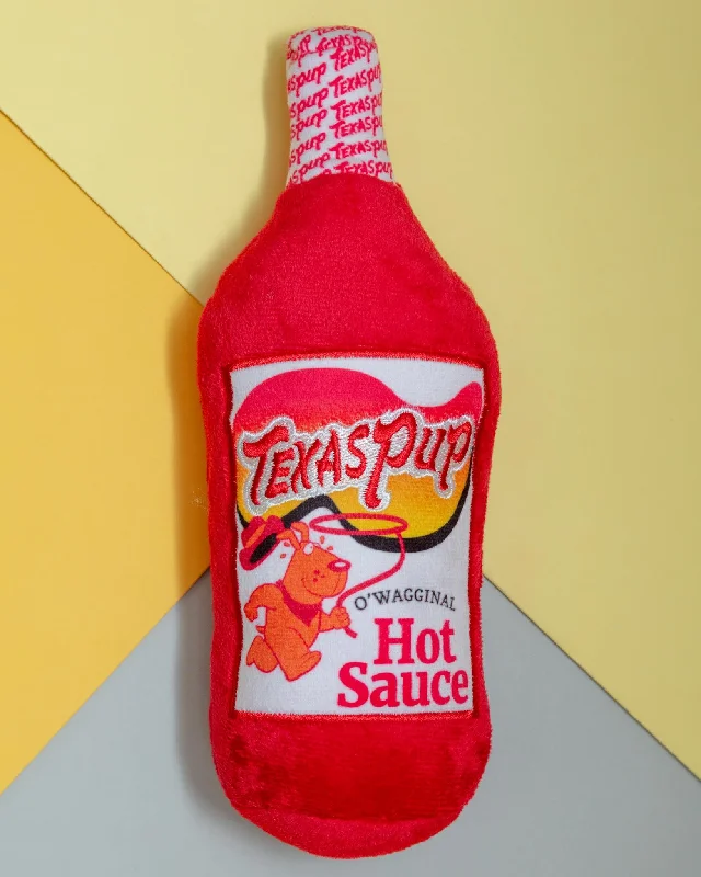 Texas Pup Hot Sauce Plush Dog Toy