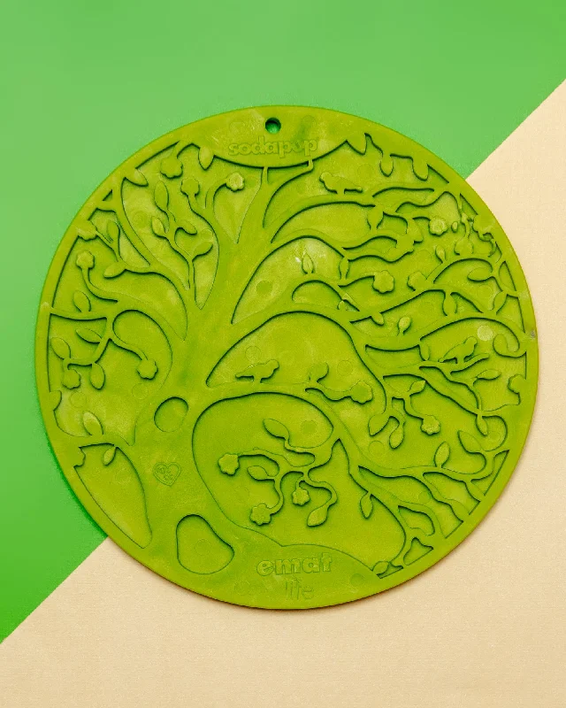 Tree of Life Enrichment Lick Mat with Suction Cups (Made in the USA)