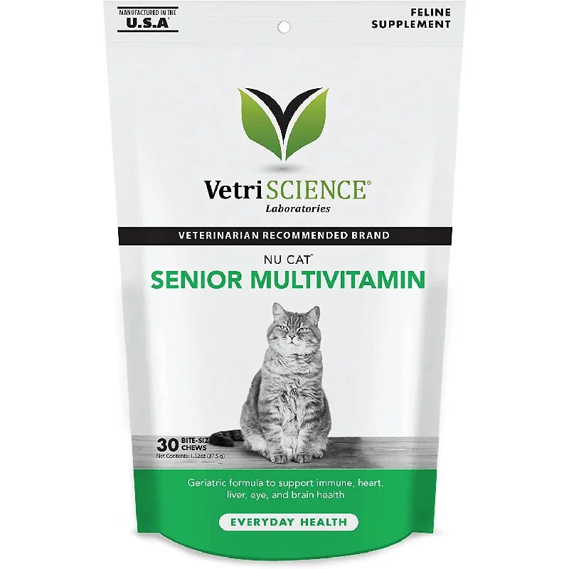 Vetri-Science Laboratories NuCat Senior Multivitamin for Cats 30ct