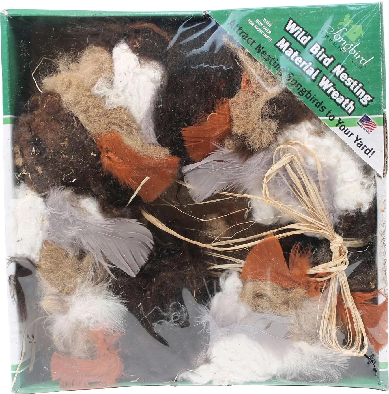 Wild Bird Nesting Material Wreath