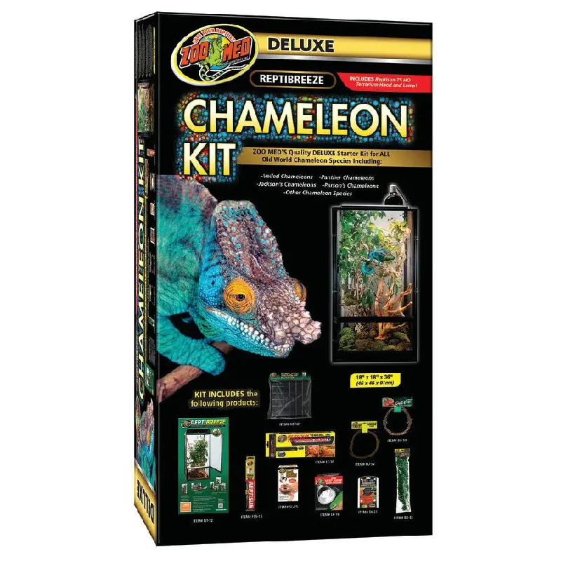 Zoo Med ReptiBreeze Deluxe Chameleon Starter Kit 18In X 18In X 36 in