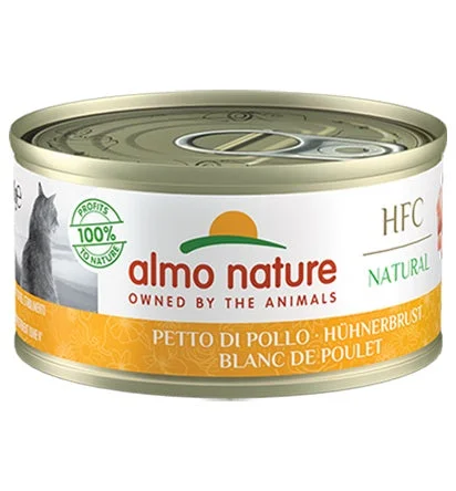 ALMO NATURE HFC Natural, pileća prsa, konzerva za mačke, 70g