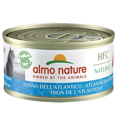 ALMO NATURE HFC Natural, tunjevina iz Atlantskog oceana, konzerva za mačke, 70g