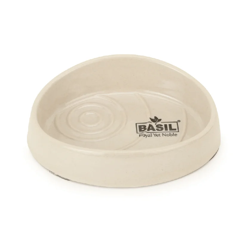 Basil Eco Friendly Bamboo Bowl for Cats