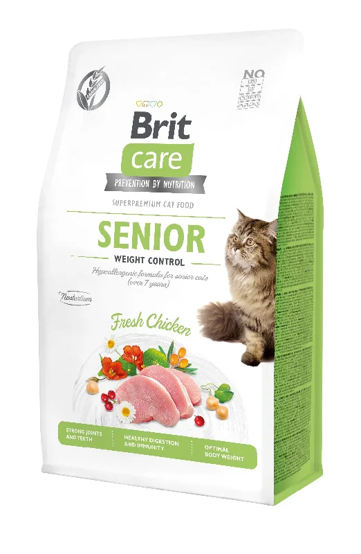 BRIT CARE Cat Senior Weight Control, bez žitarica