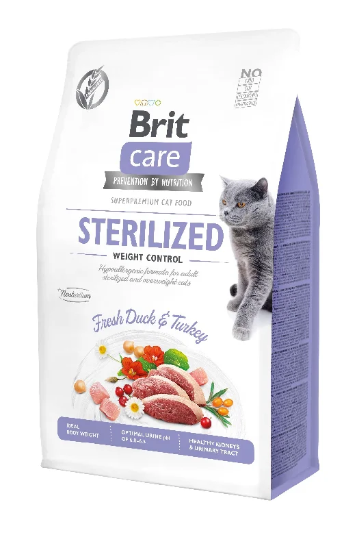 BRIT CARE Cat Sterilized Weight Control, bez žitarica