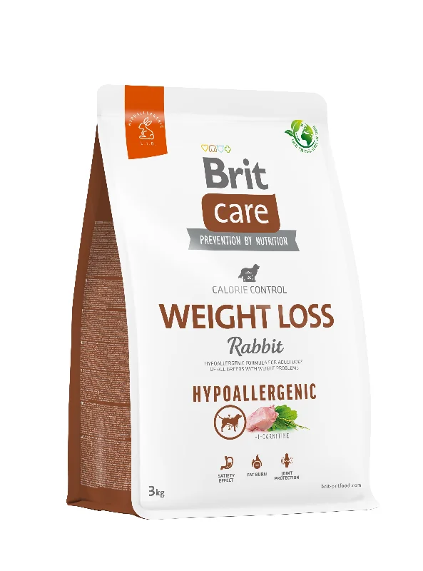 BRIT CARE Hypoallergenic Calorie Control Weight Loss, kunićevina i riža