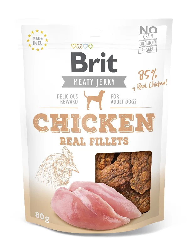 BRIT Meaty Jerky, fileti, piletina