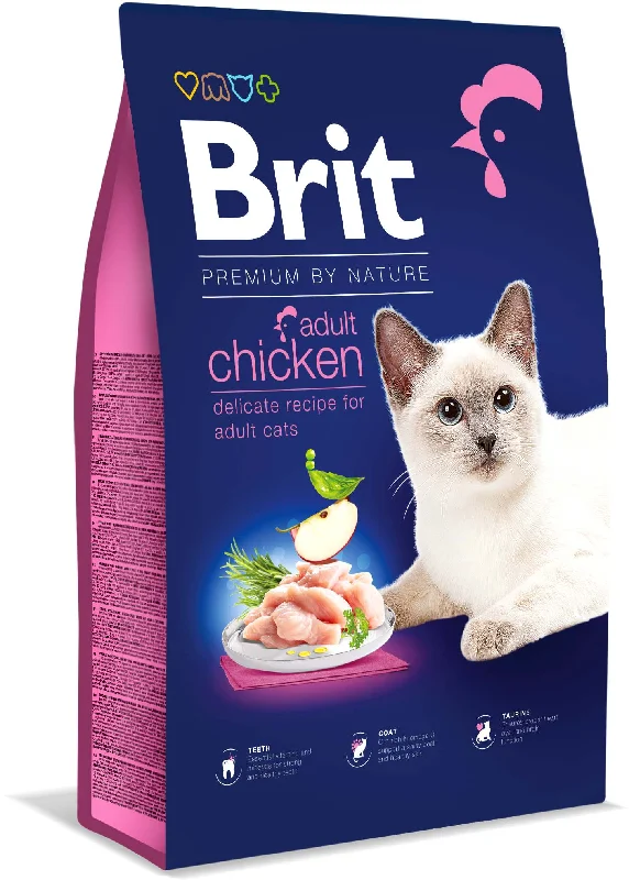 BRIT PREMIUM by Nature Adult Cat, piletina, 800g