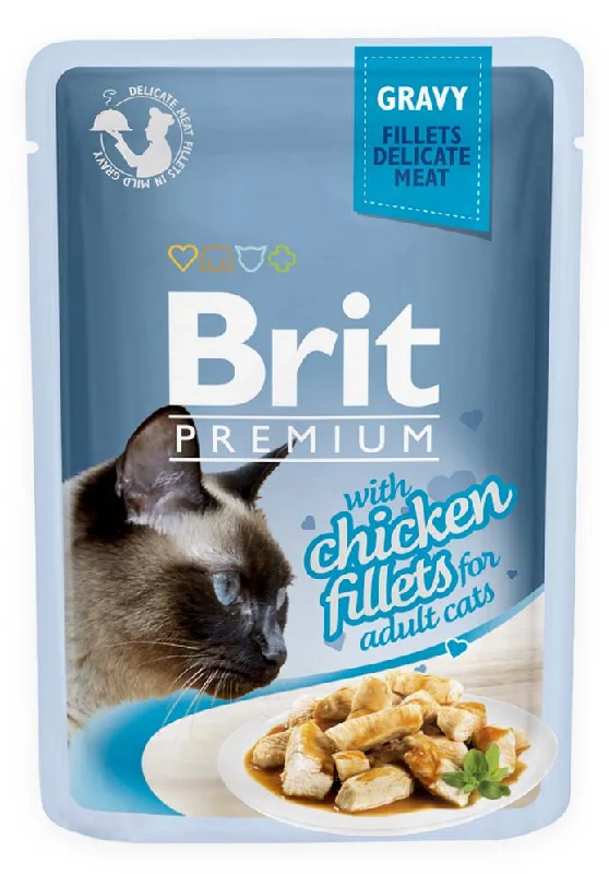 BRIT PREMIUM Fileti u umaku s piletinom, 85 g