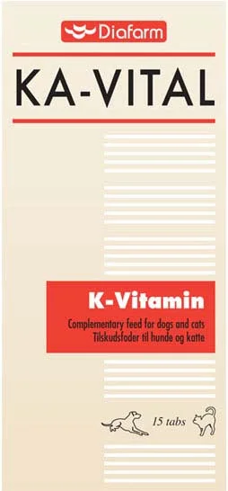 DIAFARM KA-Vital tablete Vitamini K za sprječavanje unutarnjih krvarenja 15tbl.