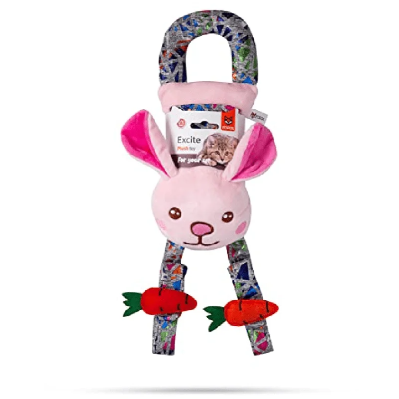 Fofos Blocky Meow Door Hanger Rabbit Toy for Cats