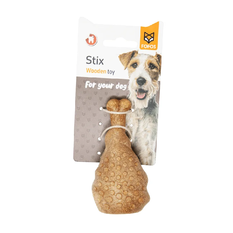 Fofos Woodplay Drumstick Toy for Dogs