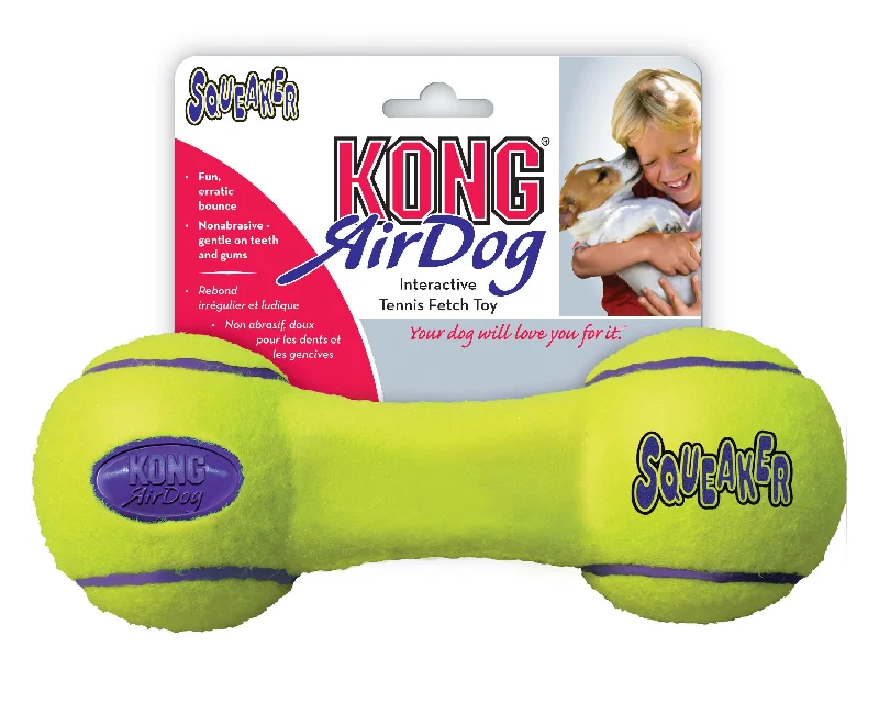 KONG Igračka za pse Air Dog Squeaker Dumbbell zvučna