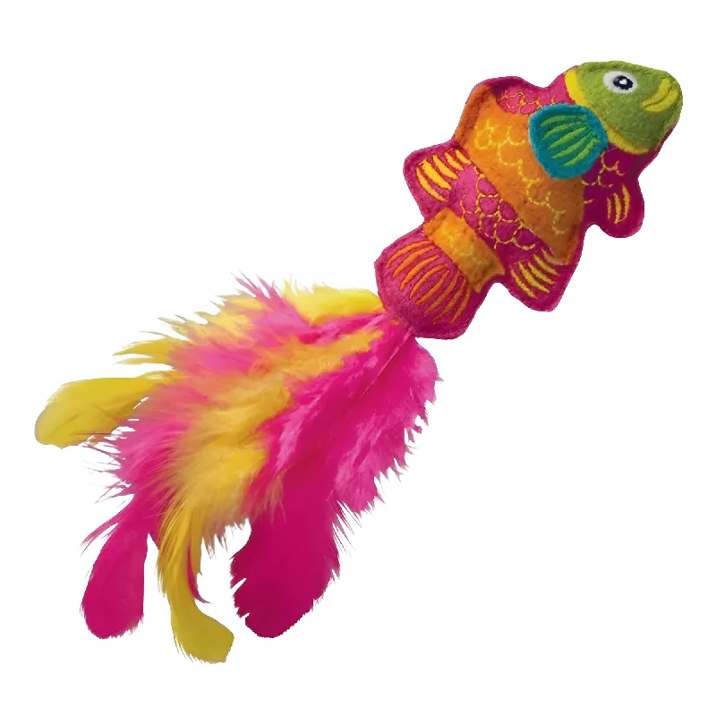 Kong Tropics Fish Pink Catnip Toy for Cats