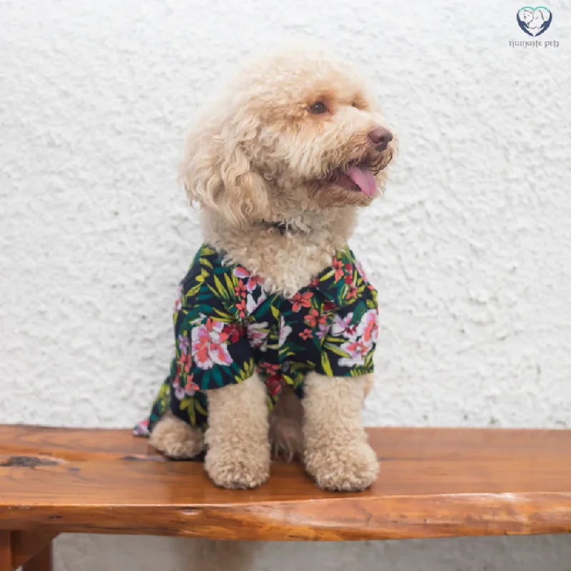 Pet And Parents Bora Bora Floral Printed Shirt for Dogs