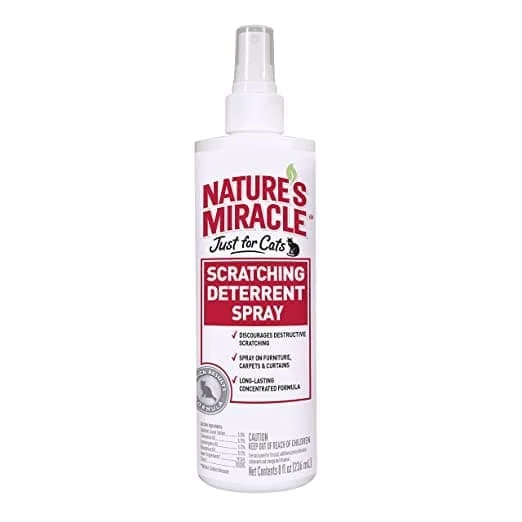 Natures Miracle Scratching Deter Spray for Cats