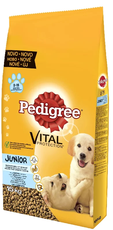 PEDIGREE Vital Protection Junior s peradi i rižom, 15kg