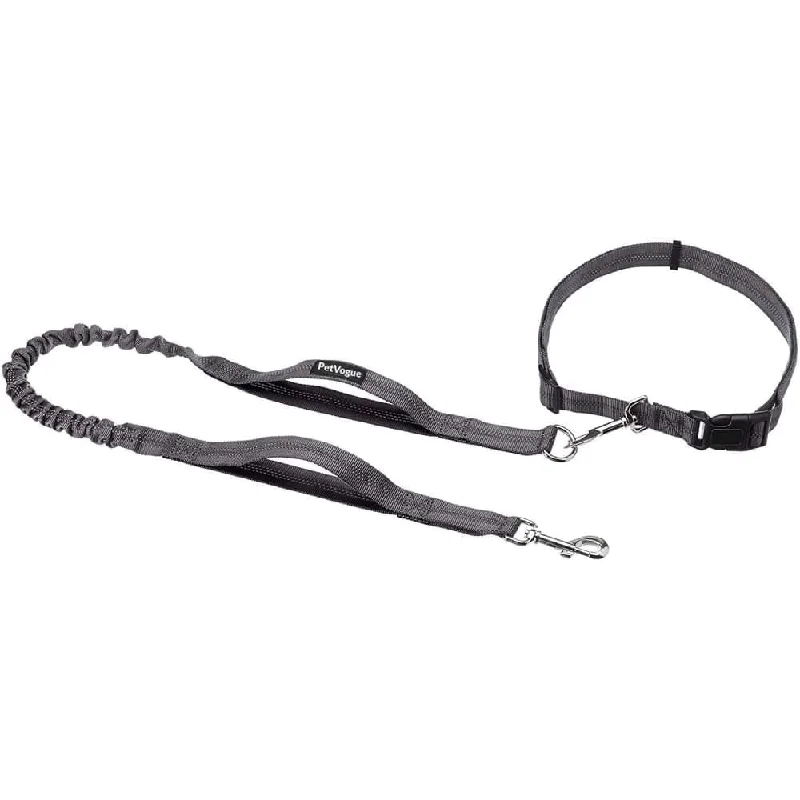 Pet Vogue Shock Proof Hands-Free Dog Leash for Medium and Large Dogs (5ft)