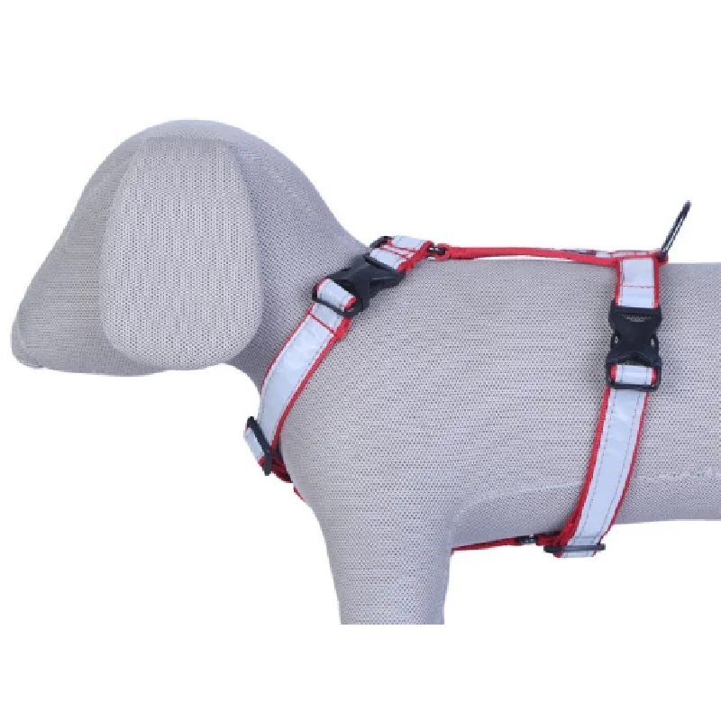 Pets Like Reflective Full Harness for Dogs (Red)