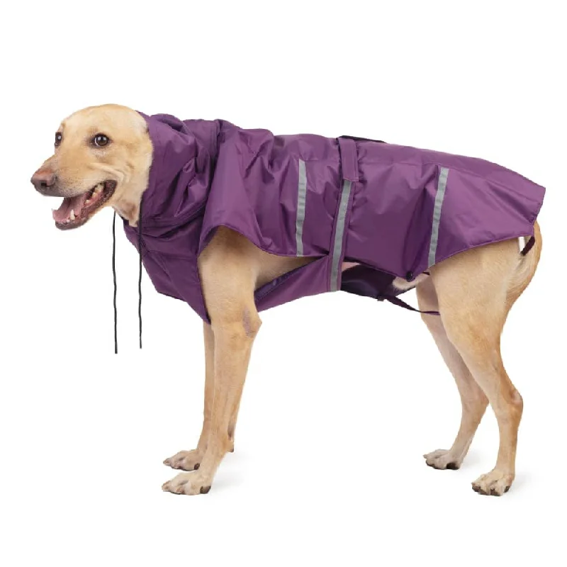 PetWale Reflective Raincoat for Dogs (Purple)