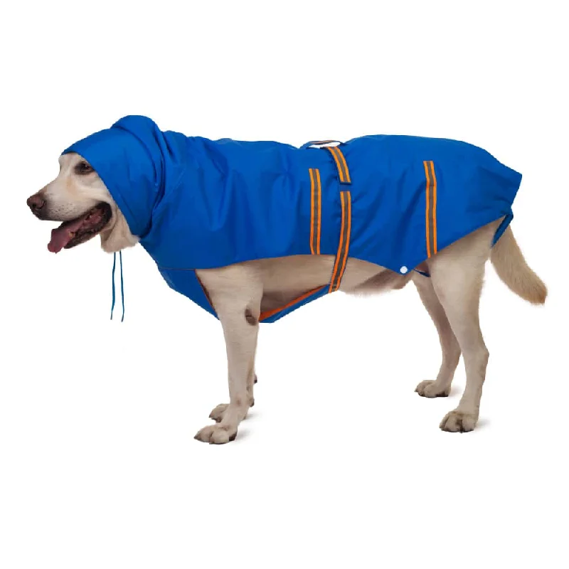 PetWale Reflective Raincoat for Dogs (Royal Blue)