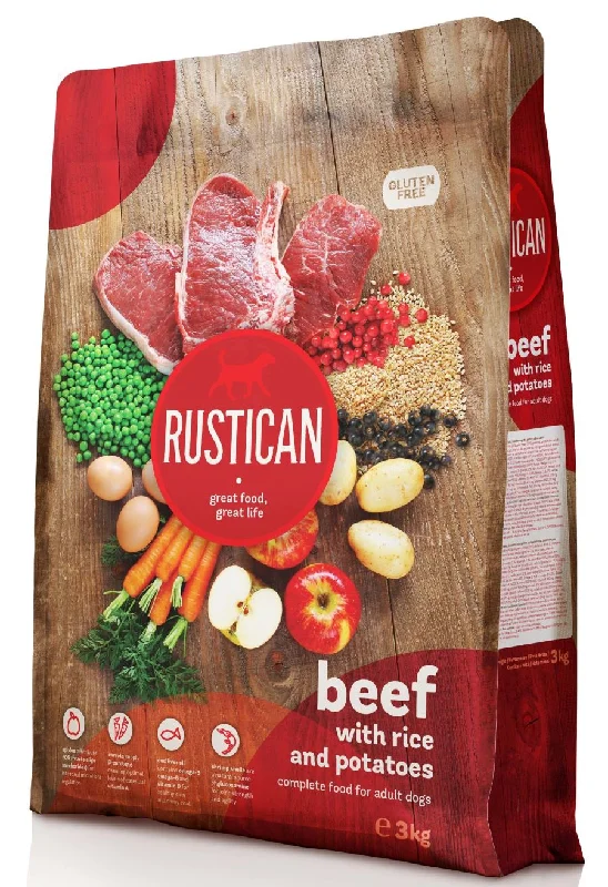 RUSTICAN Govedina s rižom i krumpirom, bez glutena, 12kg