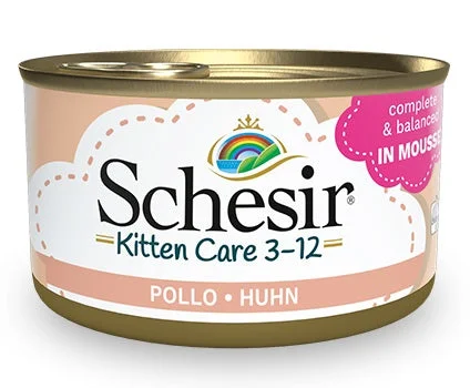 SCHESIR KITTEN Care, mousse piletina, 85g