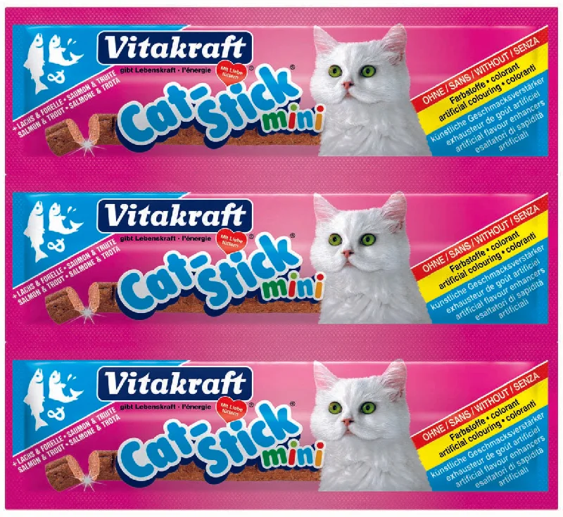 VITAKRAFT Cat Stick Classic, štapići s lososom, 3 kom/18g